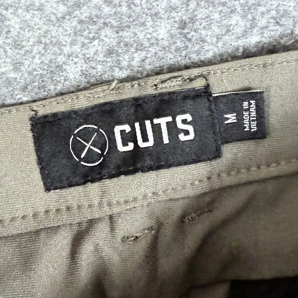 Cuts Clothing Jogger Pants Mens Medium M Olive Green Athletic Casual Performance